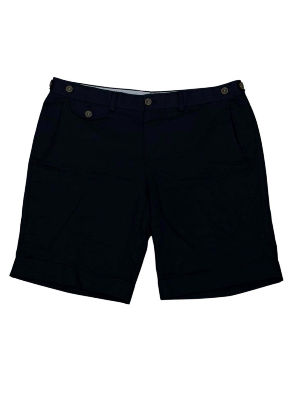 Suitsupply Bennington Linen Cotton Shorts Navy Tailored Luxury Men's Size 34